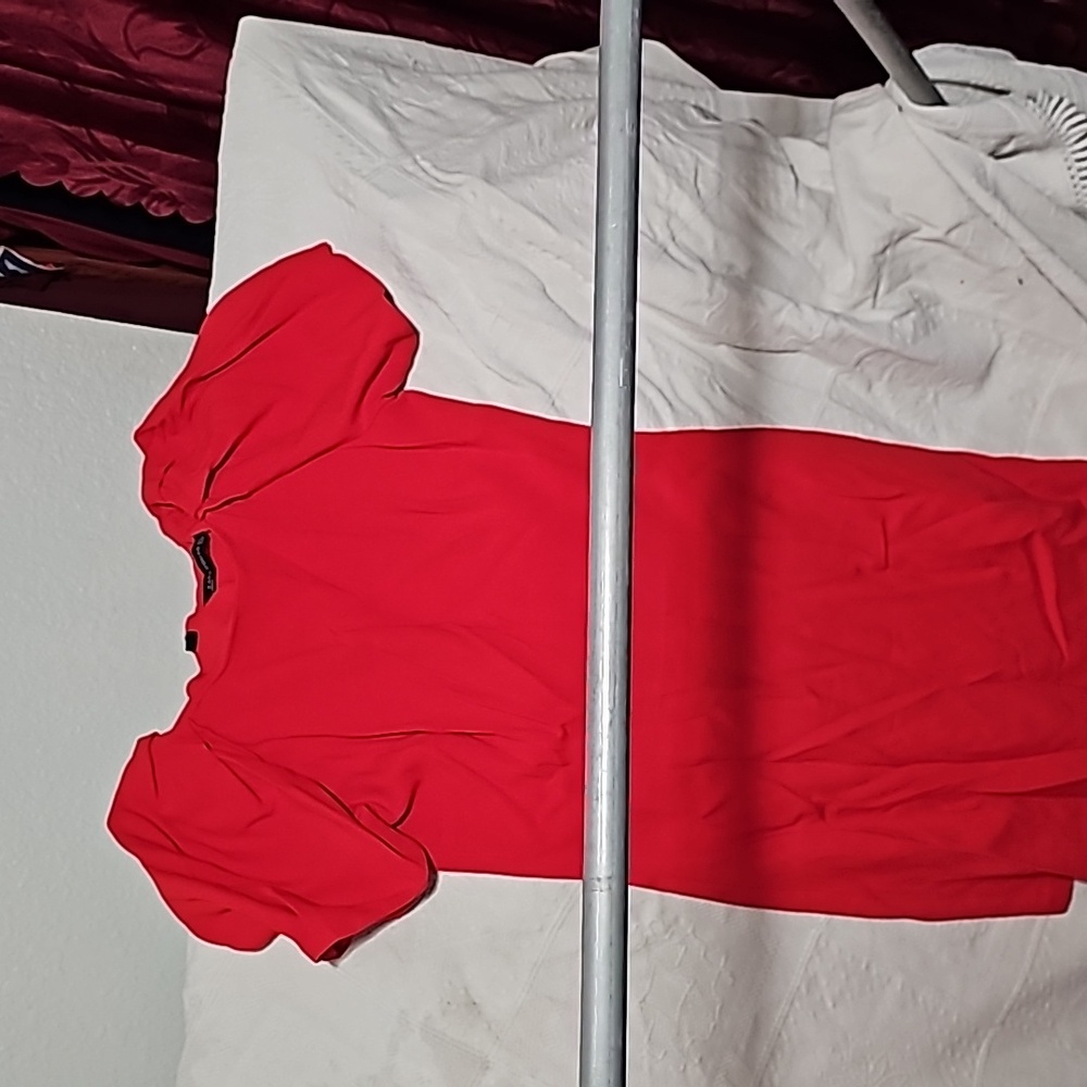 Red dress zara